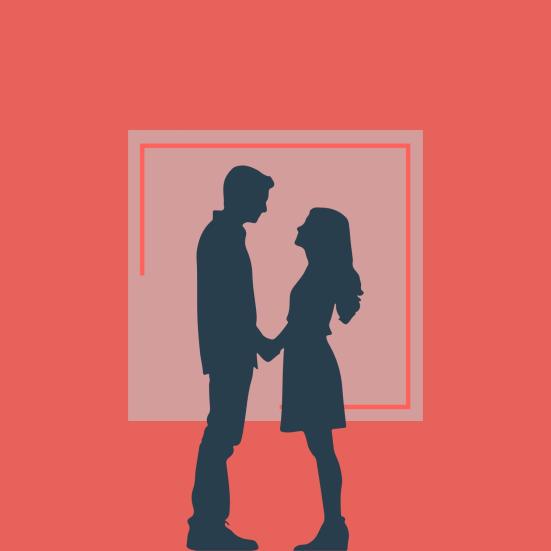 to mennesker, der holder i hånd